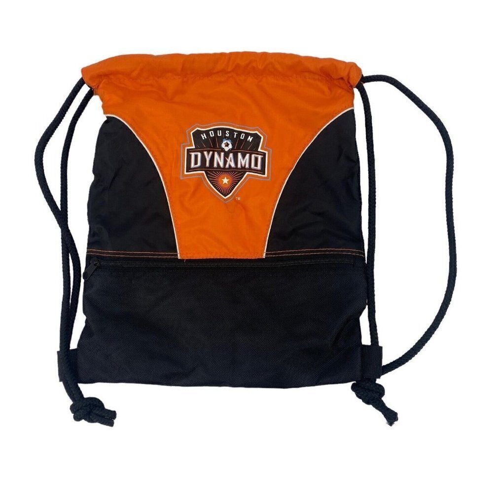 Houston Dynamo Drawstring Backpack Mesh Zipper Po… - image 1